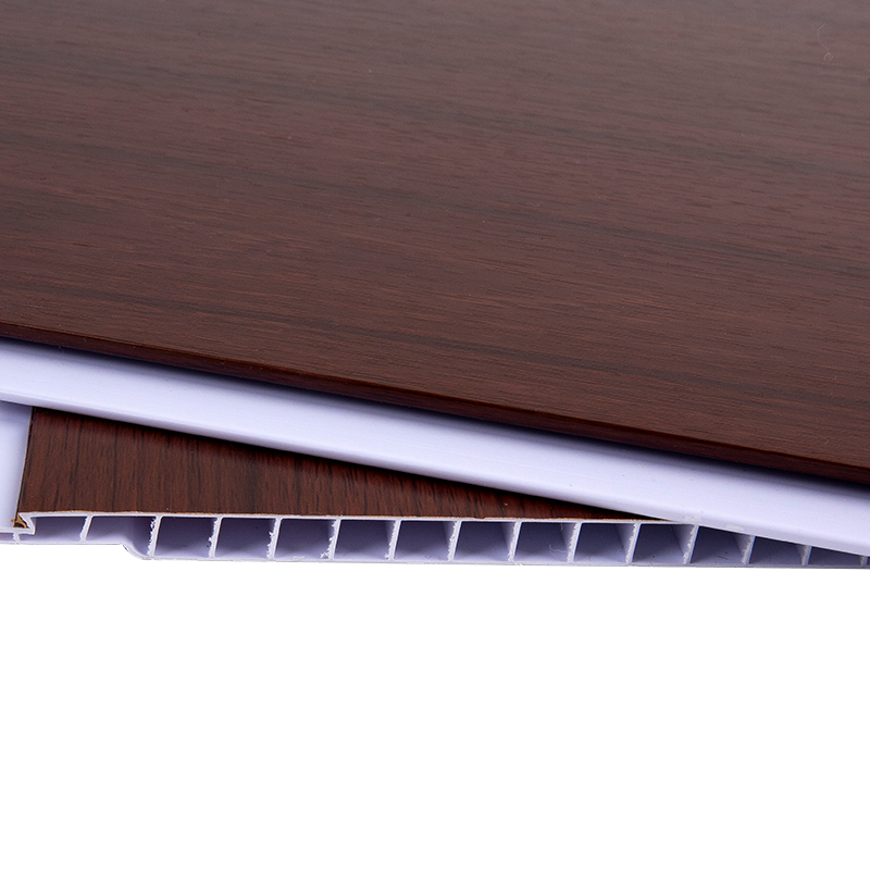 Akustická PVC nástěnná panel ořechového dřeva YXPVC2575